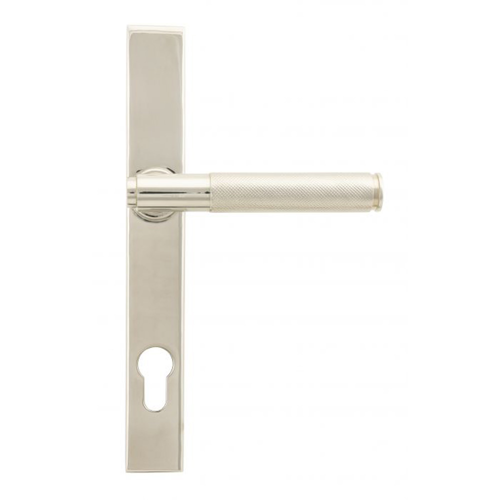 From the Anvil Brompton Slimline Lever Espag. Lock Set - Polished Nickel - (Sold in Pairs)